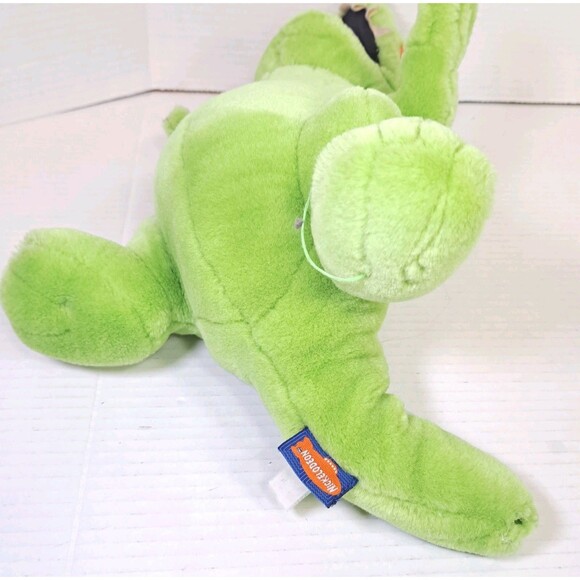 RUGRATS Vtg 1997 Viacom Reptar Stuffed Plush Doll 14" Nickelodeon Plushie Toy - Picture 5 of 5